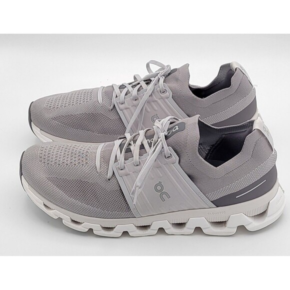 Mens Size 14 - ON Cloudswift 3 Alloy Glacier Grey Knit Running Shoes main image 4